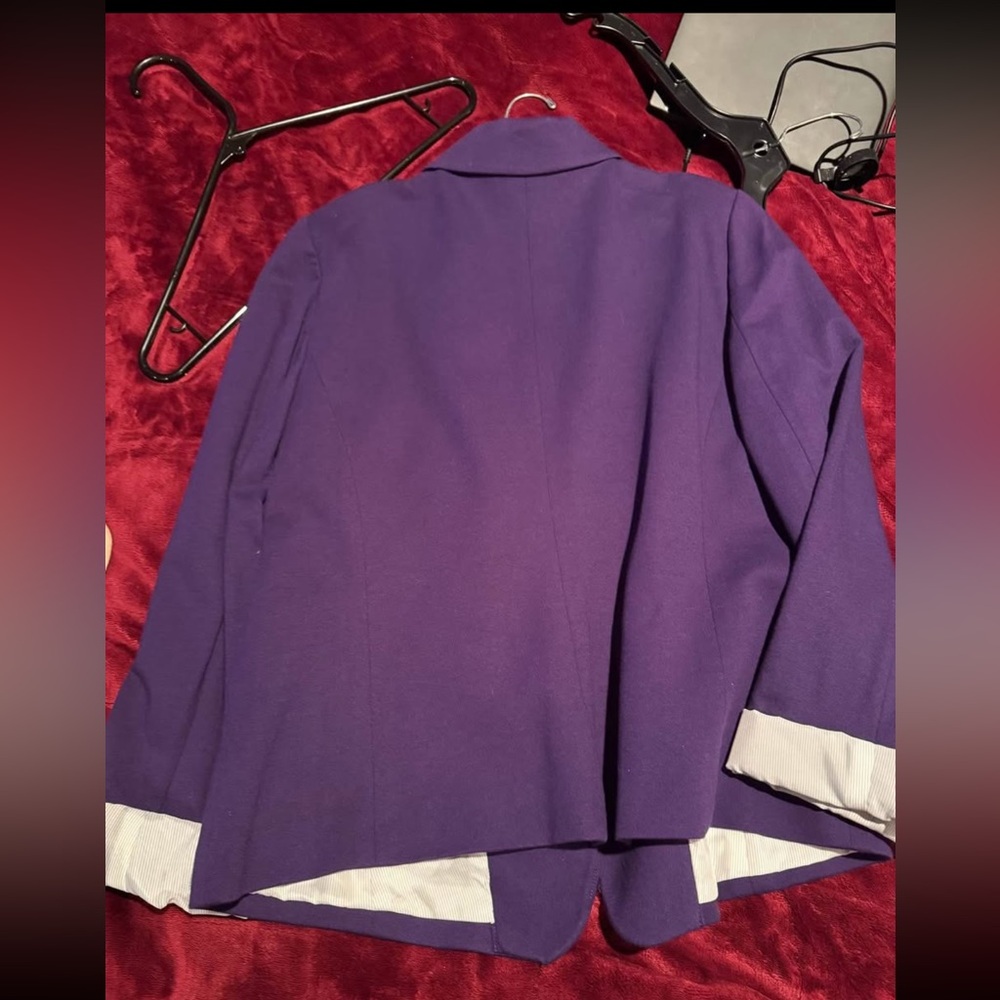 LOFT Deep Purple Jacket Brand new tag - Picture 2 of 4